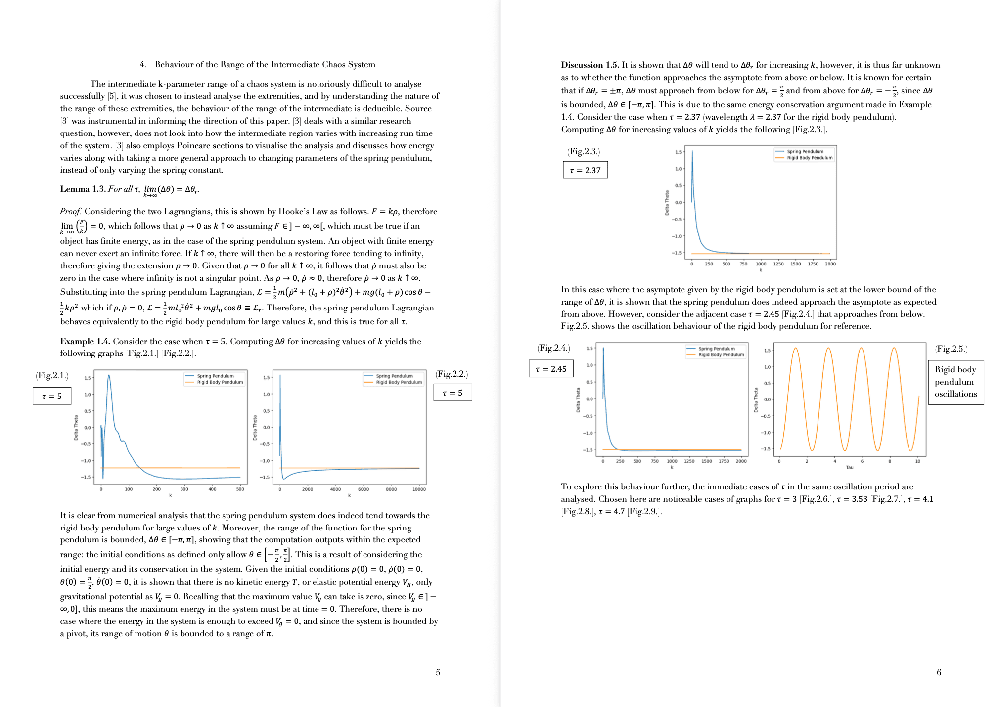 Analysing the Behaviour of a Spring Pendulum Chaos System image 2